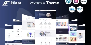 Etiam is a very light and clean professional corporate business WordPress theme. Any kind of business or agency can use this theme. Its really user friendly and SEO friendly WordPress Theme. Any kind of user can customize this theme.