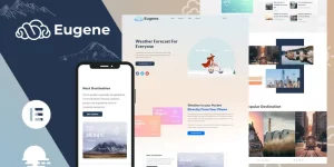 Introducing Eugene – the weather forecast WordPress theme! This theme is designed to help you keep your website looking and functioning like a top-notch weather site. It has everything you need to create a well-rounded weather report