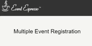 Allow attendees to sign up for multiple events at the same time through an event shopping cart.