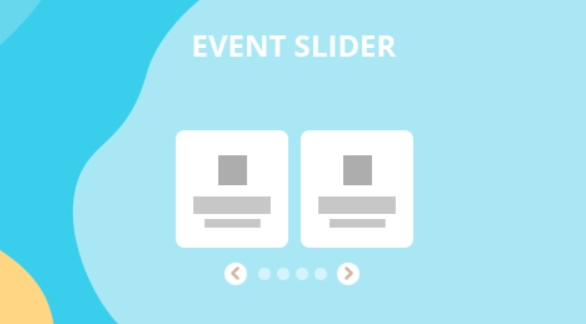 Event Slider addon can convert your calendar events into beautifully crafted slider of events