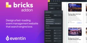 Simple and Easy to use Event Management Solution With Bricks.