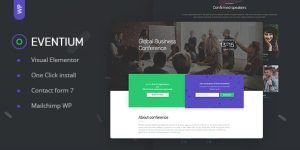 Create a stunning event website with Eventium. Easy to customize