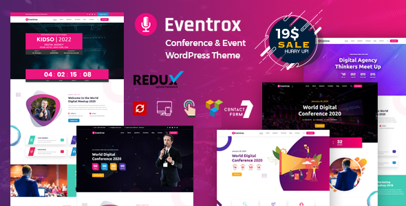 Eventrox - Conference and Event WordPress Theme: Elevate Your Event Management Game Introducing Eventrox - Conference and Event WordPress Theme