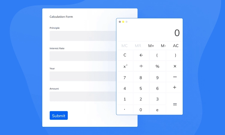 Calculations add-on allows you to perform calculations on the number/range fields within the form. This add-on makes it simple to calculate field values that are updated in real-time. It can handle simple addition