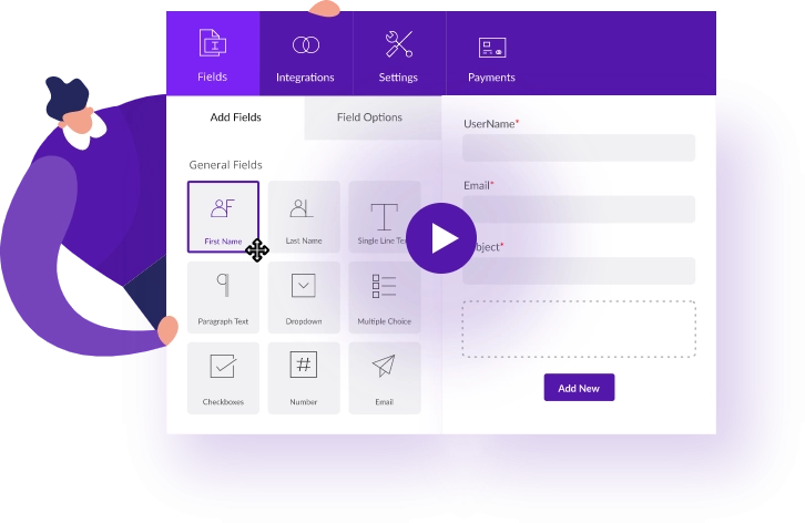 Drag and Drop contact form builder to easily create simple to complex forms for any purpose. Lightweight