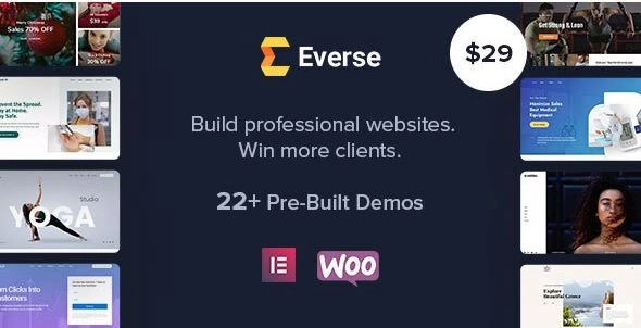 Create stunning websites effortlessly with Everse WordPress theme. Use custom templates