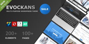 Discover Evockans: the responsive multipurpose WordPress theme with customizable layouts