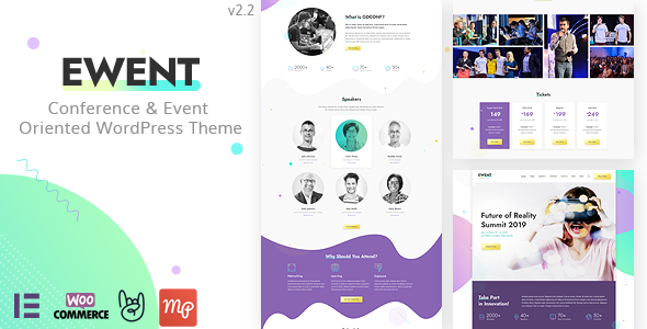 The Ewent Conference  Event WordPress Theme is your ultimate solution for creating a stunning and efficient website for any kind of event