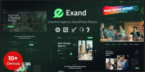 Exand – Creative Agency WordPress Theme: Elevate Your Online Presence If you're looking to take your creative agency's online presence to the next level