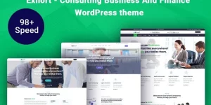 Exhort - Consulting Business And Finance WordPress Theme is expertly developed by hand to suit the requirements of companies like consulting