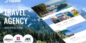 Do you want to present your travel agency in the most exciting way? Do you want to engage more clients and boost your travel services? Expanor theme is a great idea for such needs. It has a bright