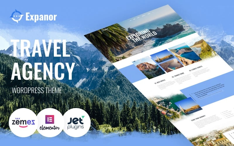 Do you want to present your travel agency in the most exciting way? Do you want to engage more clients and boost your travel services? Expanor theme is a great idea for such needs. It has a bright