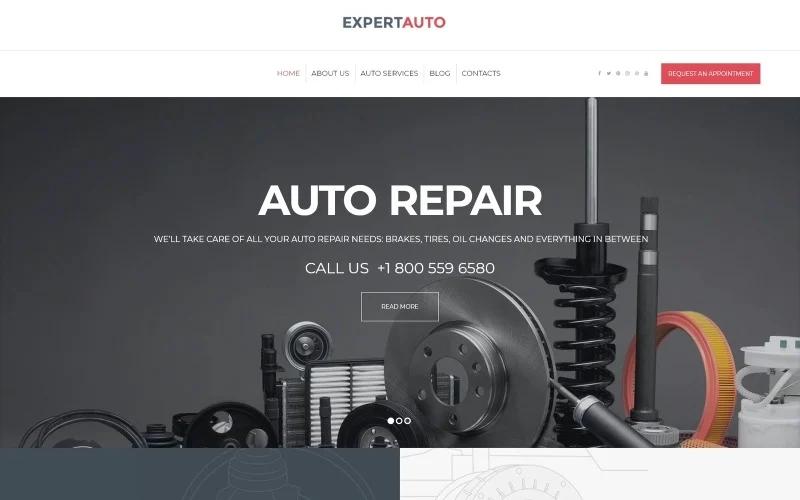 ExpertAuto is a fully responsive and well-documented Mechanic WordPress Theme