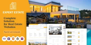 ExpertEstate theme is the best real estate WordPress themes you will ever need to build your own real estate and property rental website. ExpertEstate theme has Google Maps integration