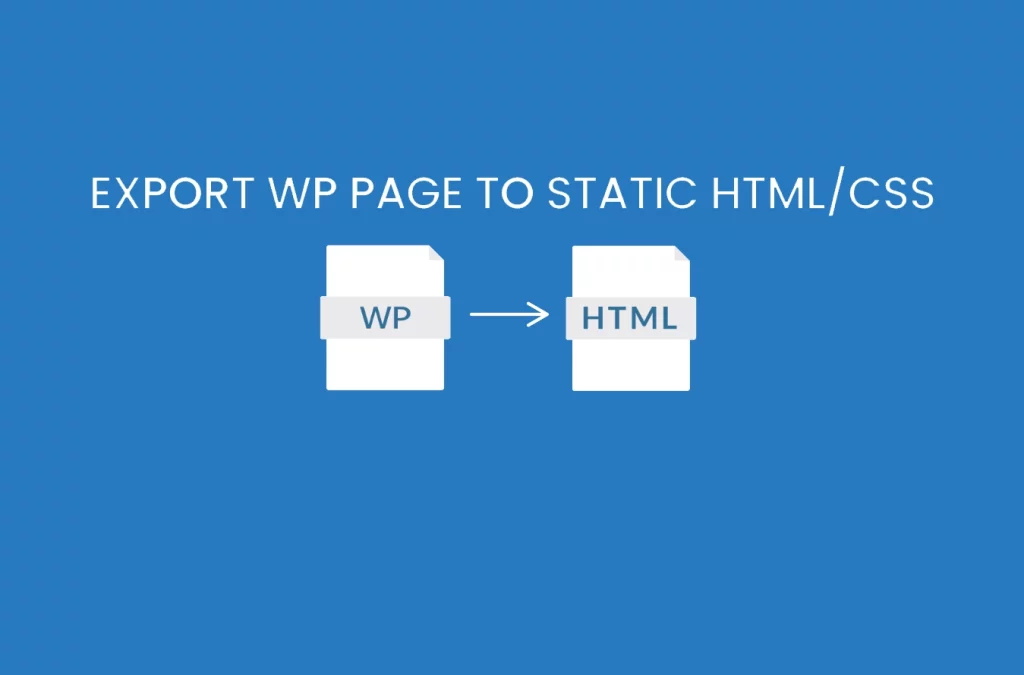 Export WP page to static html and css in just one click. Features:​ Export full site as html with related pages linking Make full offline site. Export posts. Export multiple posts or pages in same time. Upload exported files to ftp server Notification feature Background task system. You will not…