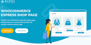 Discover the Express Shop Page for WooCommerce! Boost your online store with a sleek design