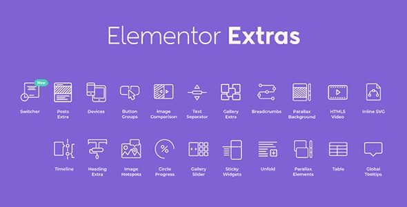 Elementor Extras is a great companion for Elementor Pro plugin which can extend its functionality by adding new and useful widgets  extensions. Now you can make Elementor a more powerful page builder plugin.