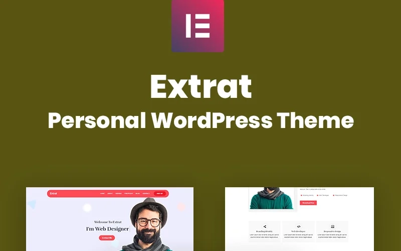 Extrat is a personal WordPress theme. Extrat is suitable for personal