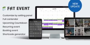 Discover the Fat Event WordPress Event and Calendar Booking plugin! Simplify events