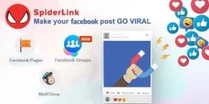 Unlock the power of Facebook with SpiderLink! Boost your posts to GO VIRAL