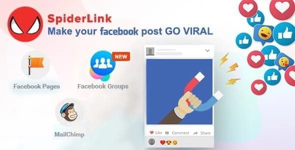 Unlock the power of Facebook with SpiderLink! Boost your posts to GO VIRAL