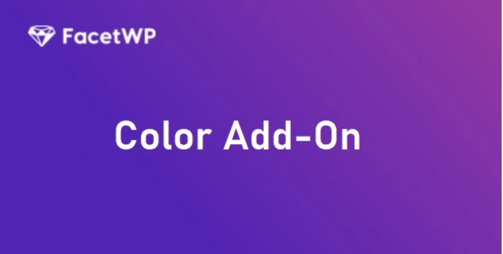 The Color facet type allows users to filter posts or products by color. The facet creates clickable rectangular color swatches from the color values in the Data source field.