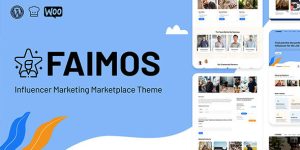 Discover Faimos Influencer Marketing Marketplace Theme! User-friendly