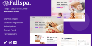 Discover Fallspa - Beauty  Spa Center WordPress Theme