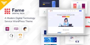 Fame - Digital Technology/Service WordPress Theme: Elevate Your Online Presence Fame - Digital Technology/Service WordPress Theme is your ultimate go-to theme if you're looking to boost your digital tech or service-based business online. This high-quality WordPress theme is designed to cater to all your needs