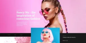 This template is an ideal match for a women clothes and accessories blog of any scale. Its bright and sophisticated design attracts visitors attention and increase your site attendance. Fancy Me design is responsive