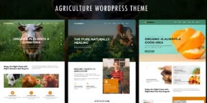 Farmey is a modern WordPress theme ideal for business like agriculture