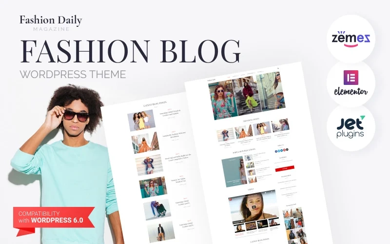 If you’re looking for a sophisticated template for your Fashion Blog