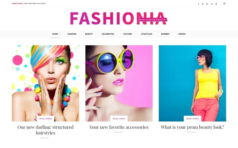 Magazines have never been that catchy! Create your site with this Womens Fashion Blog WordPress Theme that has everything to showcase all fashion  beauty events and news in a stylish way! Present your professional journalists and news editors with style with Cherry Team Members and capture your readers with…