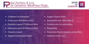Unlock stunning layouts with Fast Portfolio  Grid for Elementor! Create grids