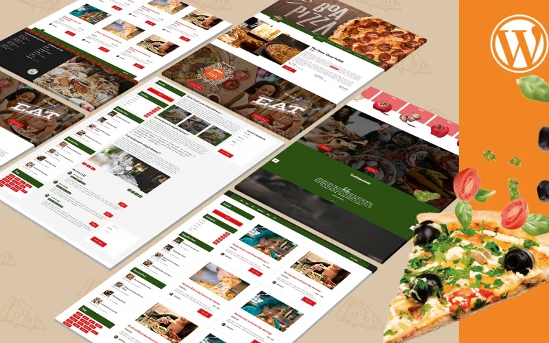 Fatt Pizza | WordPress pizza restaurant  dinner Theme is a complete theme package for Pizza baking companies