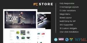 SW FcStore is a stunning WooCommerce WordPress theme for any kind of shopping store from clothes to electronics stores. With WPBakery Page Builder integrated