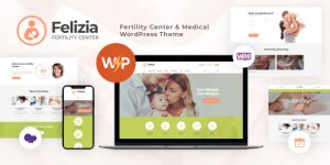 Create a professional fertility clinic website with Felizia WP Theme. Highly customizable