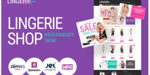 Elevate your online lingerie store with the Feminine Lingerie WooCommerce Theme! Designed for women