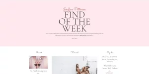 Feminine - Woman Blog WordPress Elementor Theme WordPress Theme