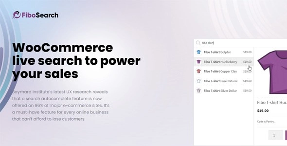 WooCommerce live search to power your sales Baymard Institute’s latest UX research reveals that a search autocomplete feature is now offered on 96% of major e-commerce sites. It’s a must-have feature for every online business that can’t afford to lose customers. Fast search to increase your sales – Join thousands…