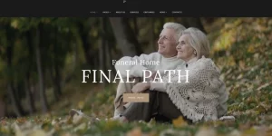 Final Path is a fully responsive funeral home WordPress theme