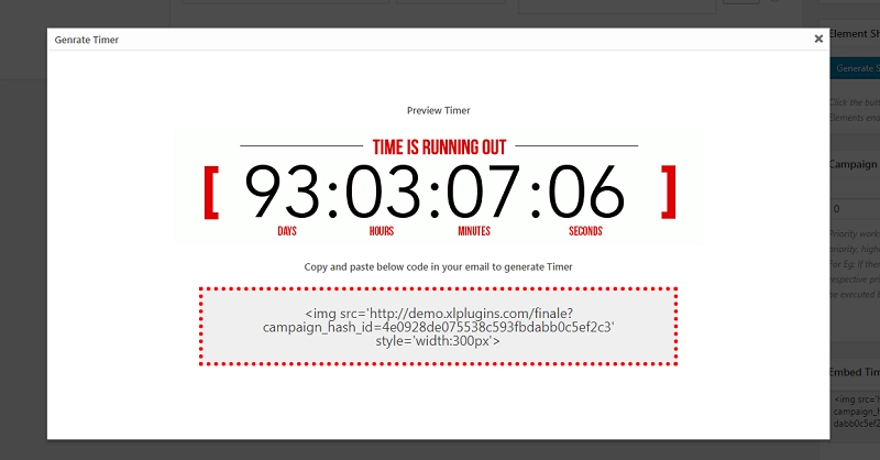 This plugin takes the functionality of Finale beyond WooCommerce Product Pages. This add on generate a dynamic countdown image which is in sync with countdown timers of the campaign. You can embed this image anywhere including emails