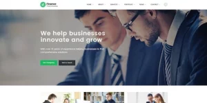 Finance is a WordPress theme exclusively built for finance