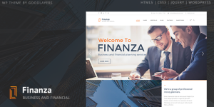 Financity is a powerful responsive business  financial WordPress theme. It’s suitable for many corporate website such as Financial Service