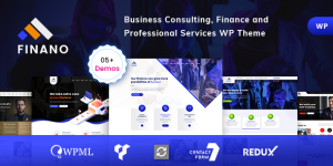 Finano - Finance  Consulting WordPress Theme Hey there