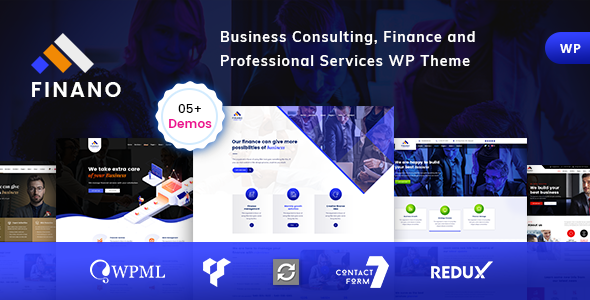 Finano - Finance  Consulting WordPress Theme Hey there