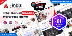 Discover the Finbiz Consulting Business WordPress Theme on Bevaultx. Perfect for professionals