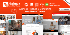 Elevate your corporate website with the Finbuzz WordPress Theme. Modern