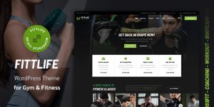 Fittlife is a WordPress theme built for Gym