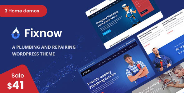 Welcome to the ultimate solution for your plumbing business website! Say hello to Fixnox - A Perfect Plumbing WordPress Theme